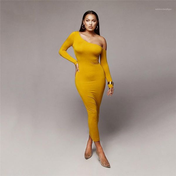 party dresses one shoulder solid donna skinny dress fashion female party long dress designer womens sexy, White;black
party dresses one shoulder solid donna skinny dress fashion female party long dress designer womens sexy, White;black