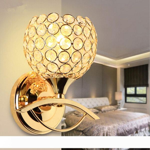 2019 modern style bedside wall lamp ac85-265v bedroom stair lighting crystal wall lights e27 led bulb silver gold led lamp for bedroom decor
2019 modern style bedside wall lamp ac85-265v bedroom stair lighting crystal wall lights e27 led bulb silver gold led lamp for bedroom decor