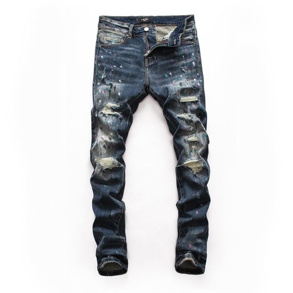 clothes wholesale amir i jeans mens luxury designer jeans brand baggy biker high waisted ripped rock miri jeans pants trousers a08, Blue
clothes wholesale amir i jeans mens luxury designer jeans brand baggy biker high waisted ripped rock miri jeans pants trousers a08, Blue