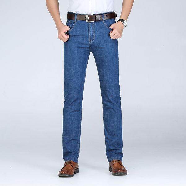 men's jenas business classic leisure basic styles men jeans straight pants plus size 40 42 44 46, Blue
men's jenas business classic leisure basic styles men jeans straight pants plus size 40 42 44 46, Blue