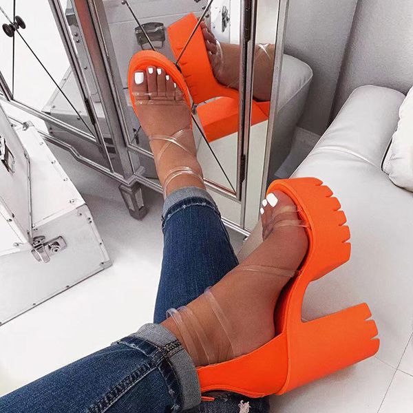 transparent heels women sandals platform shoes open toe 2020 summer clear high heel sandals ladies party stripper heels, Black
transparent heels women sandals platform shoes open toe 2020 summer clear high heel sandals ladies party stripper heels, Black