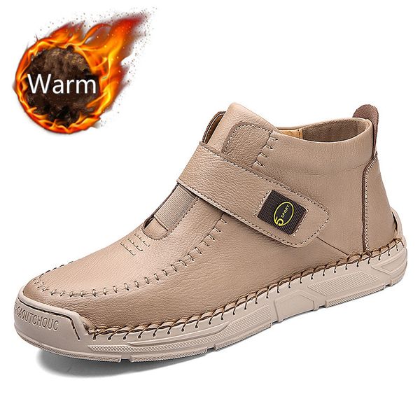 winter men's boots men's split leather ankle boots warm plush snow waterproof outdoor work autumn shoes 39-48, Black
winter men's boots men's split leather ankle boots warm plush snow waterproof outdoor work autumn shoes 39-48, Black
