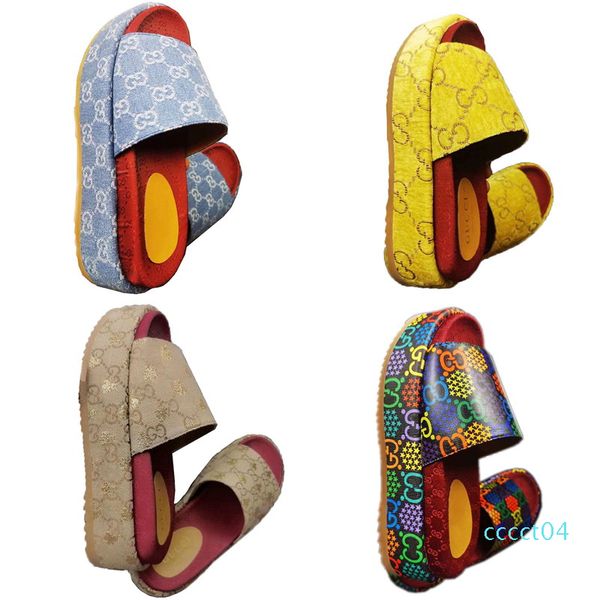 2020 women designer platform sandal slides shoes embroidery printed surface fashion platform slipper 19 colors beach sandals1 ct4, Black
2020 women designer platform sandal slides shoes embroidery printed surface fashion platform slipper 19 colors beach sandals1 ct4, Black