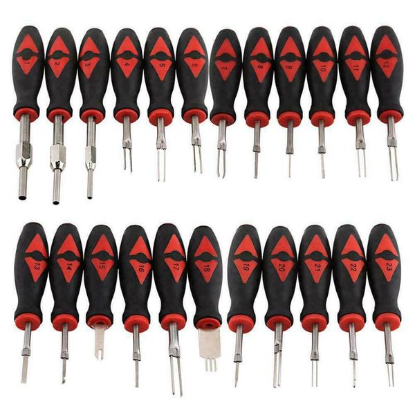 23pcs universal automotive terminal release removal remover tool kit suit disassembly kit for automotive tools
23pcs universal automotive terminal release removal remover tool kit suit disassembly kit for automotive tools