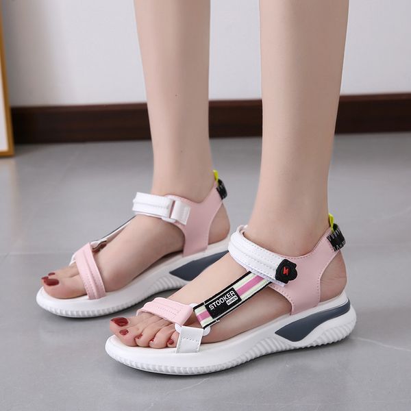 dress shoes summer 2021 sandals anti-skid women's flat trend student comfortable lightweight tide, Black
dress shoes summer 2021 sandals anti-skid women's flat trend student comfortable lightweight tide, Black