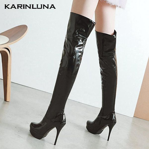 brand new large sizes 48 platform thin high heels winter woman shoes party over the knee boots, Black
brand new large sizes 48 platform thin high heels winter woman shoes party over the knee boots, Black