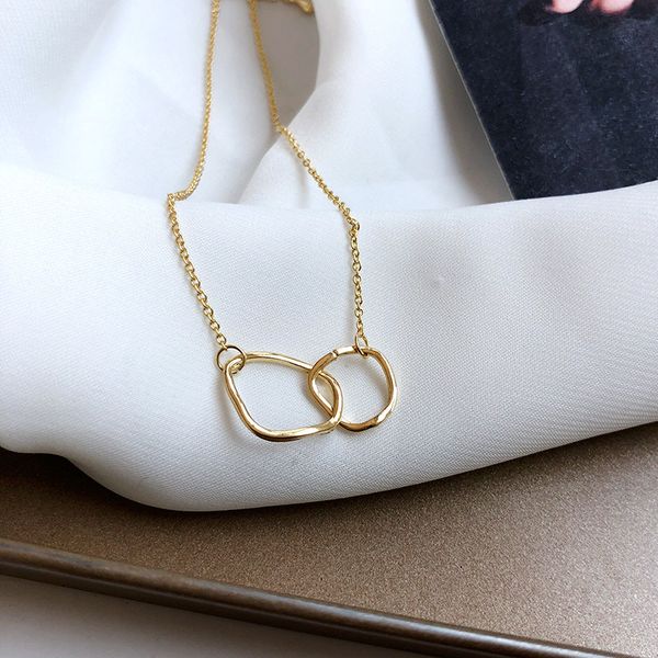 2020 двойной круг пряжка золото нерегулярный ожерелье для женщин мода fine jewelry простые ожерелья подвески, Silver
2020 двойной круг пряжка золото нерегулярный ожерелье для женщин мода fine jewelry простые ожерелья подвески, Silver