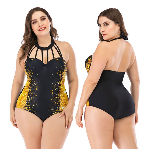 one-piece large plus size swimwear halter push up women strap swimsuit closed body female bathing suit for pool beach wear
one-piece large plus size swimwear halter push up women strap swimsuit closed body female bathing suit for pool beach wear