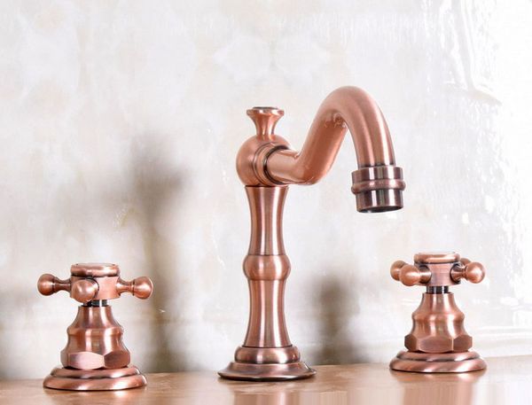 antique red copper double handle 3 holes widespread bathroom vessel sink tub mixer taps faucet wnf174
antique red copper double handle 3 holes widespread bathroom vessel sink tub mixer taps faucet wnf174