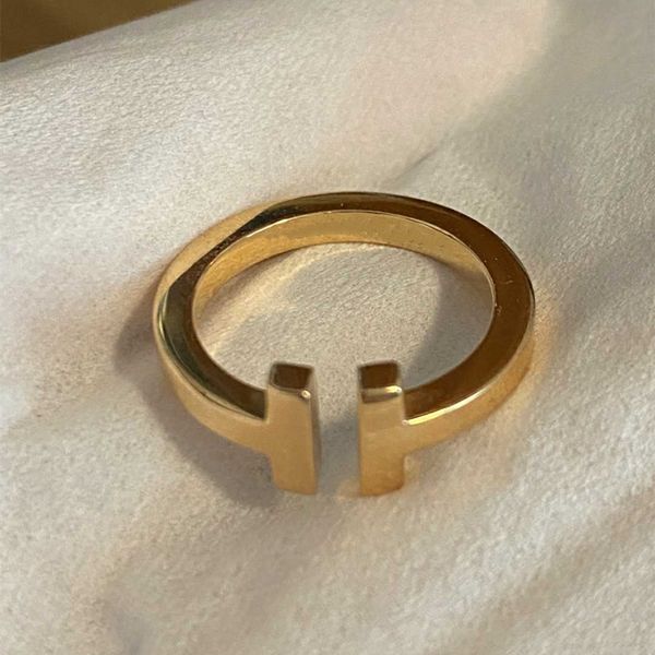 s925 sterling silver stylish and simple double open ring 1 1 high-end womens jewelry with logo valentines birthday gift, Slivery;golden
s925 sterling silver stylish and simple double open ring 1 1 high-end womens jewelry with logo valentines birthday gift, Slivery;golden