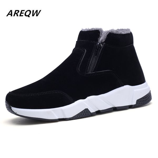 2020 autumn and winter warm plush solid color high to help comfortable round head boots basic men's boots, Black
2020 autumn and winter warm plush solid color high to help comfortable round head boots basic men's boots, Black