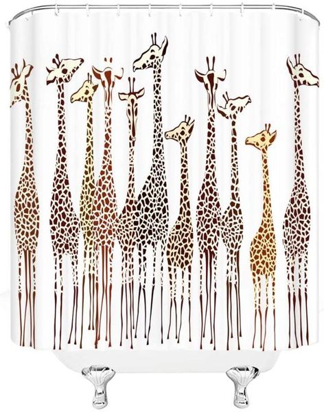 animal shower curtain giraffe watercolor decor shower curtain set bathroom decor waterproof
animal shower curtain giraffe watercolor decor shower curtain set bathroom decor waterproof