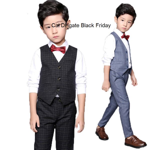 boys formal tuxedo dress suit kids plaid vest pants 2pcs for wedding birthday party formal costume clothing set children outfits
boys formal tuxedo dress suit kids plaid vest pants 2pcs for wedding birthday party formal costume clothing set children outfits