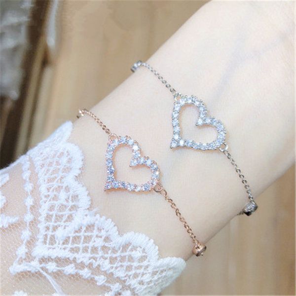 delicate simple inlay rhinestone heart pendant bracelet for women girls party prom personality bangle jewelry accessory, Black
delicate simple inlay rhinestone heart pendant bracelet for women girls party prom personality bangle jewelry accessory, Black