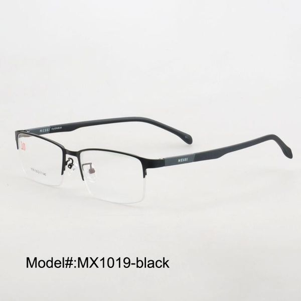 spitoiko metal eyeglasses for men half rim rx optical frames myopia glasses eyewear mx1019, Black 
spitoiko metal eyeglasses for men half rim rx optical frames myopia glasses eyewear mx1019, Black