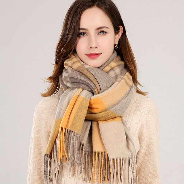 women real sheep wool plaid scarf for winter autumn wool shawls and wraps warm soft ladies large size 100% wool scarves foulard, Blue;gray
women real sheep wool plaid scarf for winter autumn wool shawls and wraps warm soft ladies large size 100% wool scarves foulard, Blue;gray