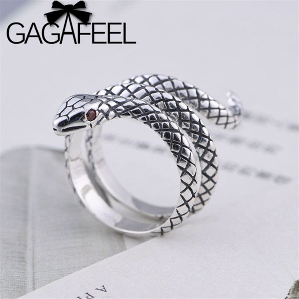 gagafeel retro snake rings personality punk snake-shaped open ring vintage animal jewelry s925 silver adjustable ring for women, Golden;silver
gagafeel retro snake rings personality punk snake-shaped open ring vintage animal jewelry s925 silver adjustable ring for women, Golden;silver