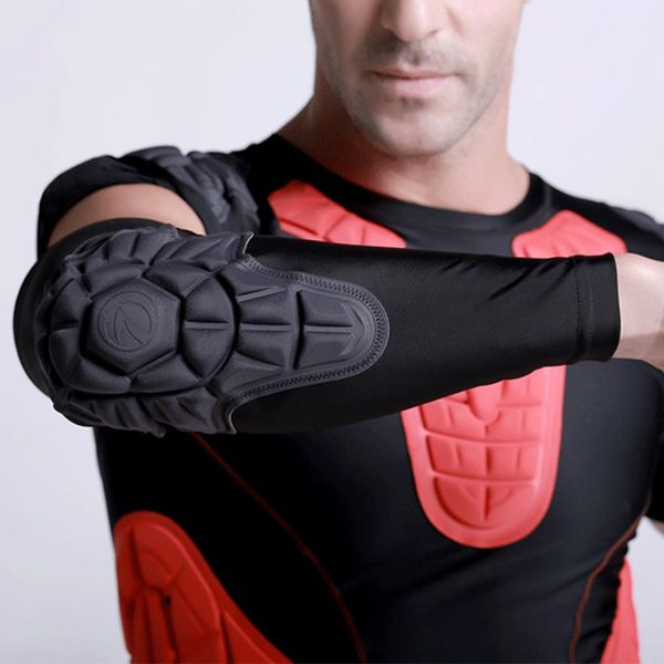1 pcs breathable elbow brace pads guard compression padded arm support sleeve protector for skateboarding basketball football, Black;gray
1 pcs breathable elbow brace pads guard compression padded arm support sleeve protector for skateboarding basketball football, Black;gray