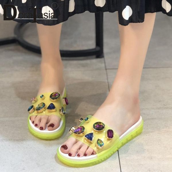 doratasia wholesale summer lady slippers 2020 casual beach flip flop slippers women open toe rhinestone brand shoes woman, Black
doratasia wholesale summer lady slippers 2020 casual beach flip flop slippers women open toe rhinestone brand shoes woman, Black