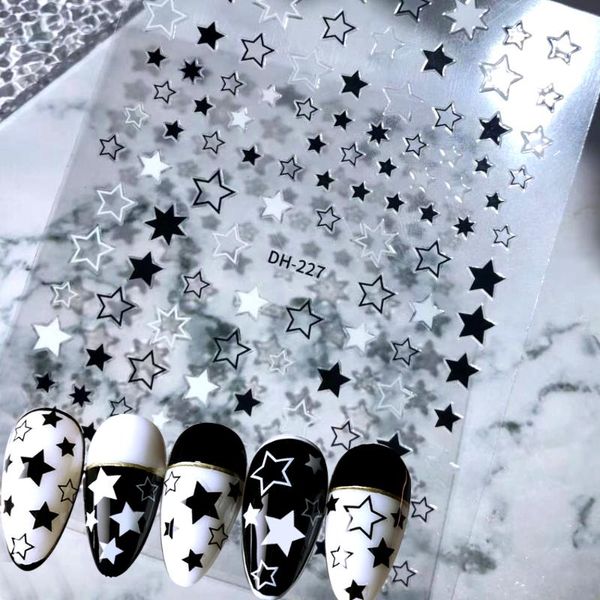 1pcs black white letter 3d nail art stickers snake leopard star pattern transfer decals nail art decoration tip slider new
1pcs black white letter 3d nail art stickers snake leopard star pattern transfer decals nail art decoration tip slider new