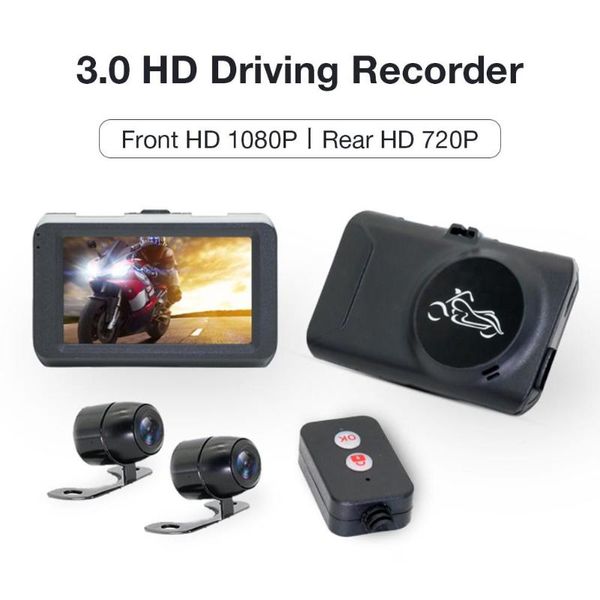 motorcycle 3.0" hd driving recorder front and rear ip67 lens waterproof loop recording motor bike universal dual lens dashcam car dvr
motorcycle 3.0" hd driving recorder front and rear ip67 lens waterproof loop recording motor bike universal dual lens dashcam car dvr