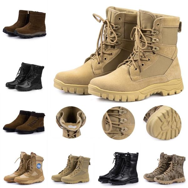 DHL Ship Full Grain Leather Outdoor Shoes Men Snow Boots Non-slip Waterproof Cowskin Soft Warm Men Plush Cowboy Shoes Sports Hiking Boots