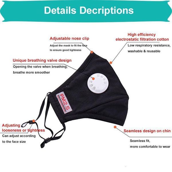 with mask 1pcs reusable sale filter pm2.5 breath valve anti dust cotton mouth masks activated carbon filter respirator washable
with mask 1pcs reusable sale filter pm2.5 breath valve anti dust cotton mouth masks activated carbon filter respirator washable