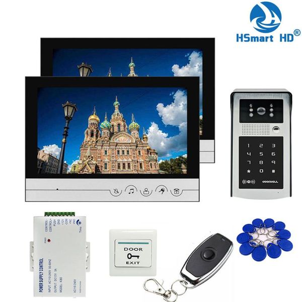 video door phones wired 9" phone doorbell intercom entry 2 lcd system + ir rfid code keypad camera remote
video door phones wired 9" phone doorbell intercom entry 2 lcd system + ir rfid code keypad camera remote