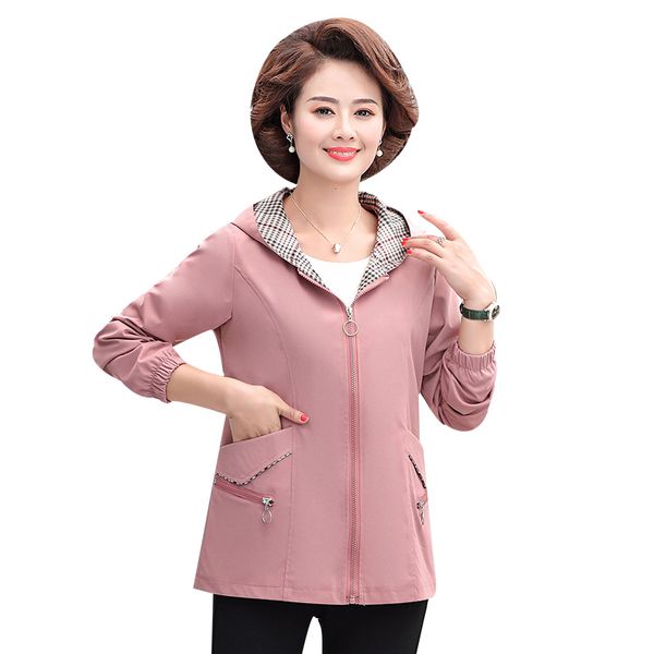 women's jackets casual loose women and coats plaid hooded 2021 spring fall 5xl large size middle age mother outerwear, Black;brown
women's jackets casual loose women and coats plaid hooded 2021 spring fall 5xl large size middle age mother outerwear, Black;brown