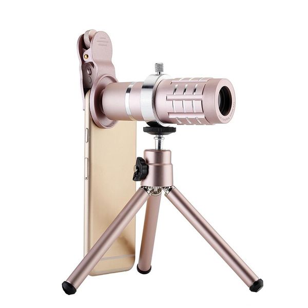 universal metal clip 12x long focal length lens aluminum alloy shell external lens with metal tripod is suitable for all smartphone pda
universal metal clip 12x long focal length lens aluminum alloy shell external lens with metal tripod is suitable for all smartphone pda
