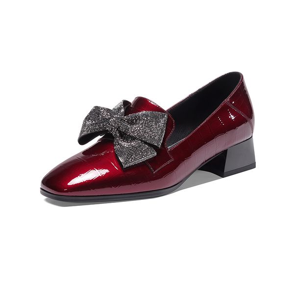 women night club square toe pumps spring summer bowties decoration shoes genuine leather elegant shoes woman, Black
women night club square toe pumps spring summer bowties decoration shoes genuine leather elegant shoes woman, Black
