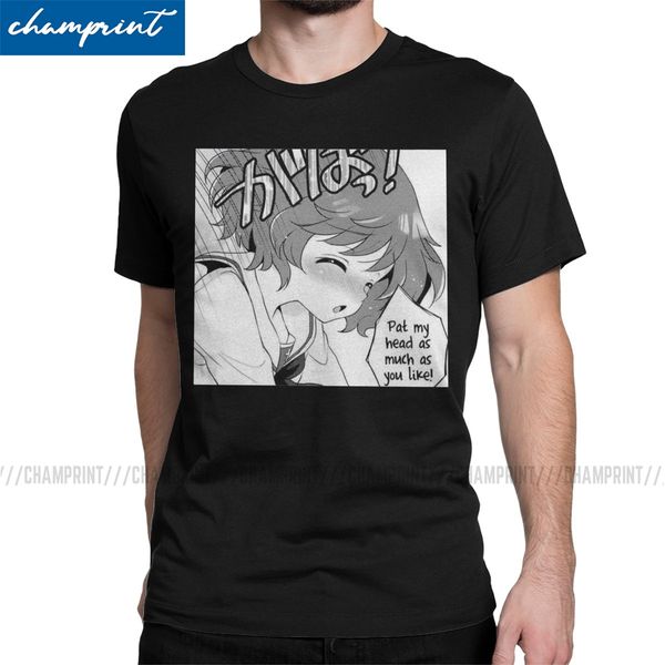 humor head pats t-shirts for men cotton t shirt hentai anime lewd japan waifu short sleeve tee shirt plus size clothes
humor head pats t-shirts for men cotton t shirt hentai anime lewd japan waifu short sleeve tee shirt plus size clothes
