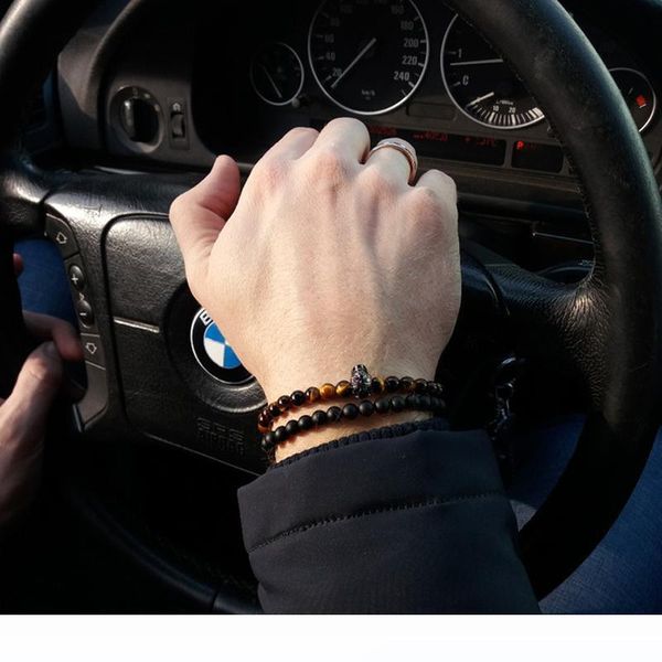 2pcs set charm bracelets 2pc natural tiger eye stone beads bracelet men copper inlaid zircon skull bracelets & bangles pulseira, Golden;silver
2pcs set charm bracelets 2pc natural tiger eye stone beads bracelet men copper inlaid zircon skull bracelets & bangles pulseira, Golden;silver