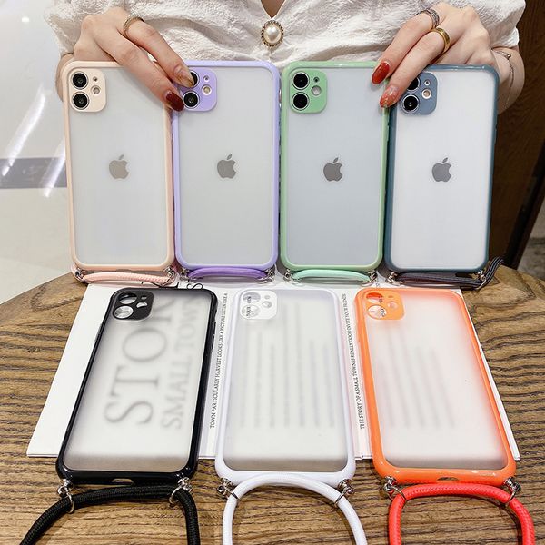 transparent phone case for iphone 11 pro max x xr xs max 7 8 plus se 2020 candy color strap cord back cover
transparent phone case for iphone 11 pro max x xr xs max 7 8 plus se 2020 candy color strap cord back cover