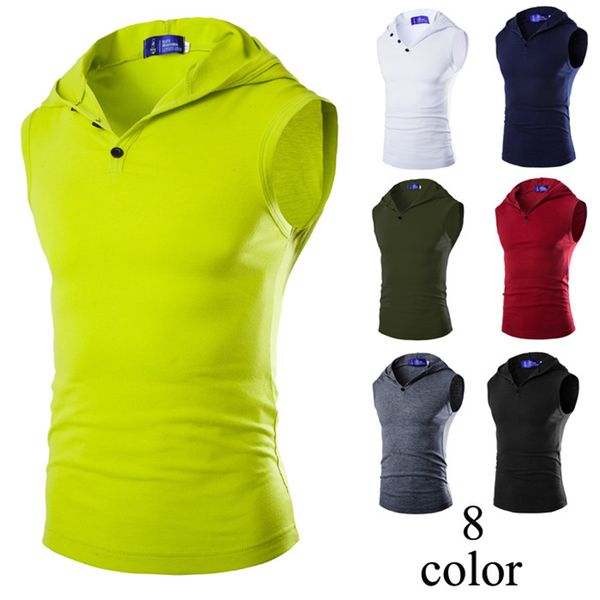 brand new men solid cardigans high-grade vest dropshipping waistcoat clothes fashion sleeveless hooded jacket causal pockets, Black;white
brand new men solid cardigans high-grade vest dropshipping waistcoat clothes fashion sleeveless hooded jacket causal pockets, Black;white