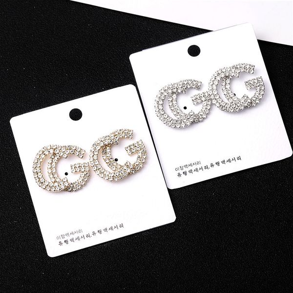 luxury diamond earrings studs cg letters designer earrings crystal diamond alphabet earrings women brand earring jewelry accessories, Golden
luxury diamond earrings studs cg letters designer earrings crystal diamond alphabet earrings women brand earring jewelry accessories, Golden
