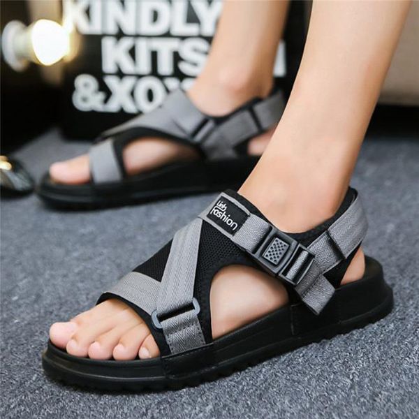 sandals men shoes 2020 gladiator men's sandals roman men shoes summer flip flops gray black flat large size 45
sandals men shoes 2020 gladiator men's sandals roman men shoes summer flip flops gray black flat large size 45