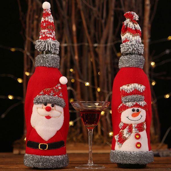 gray velvet cloth wine bottle set christmas decoration santa wine bottle bag snowman champagne bag home dinner party table decor
gray velvet cloth wine bottle set christmas decoration santa wine bottle bag snowman champagne bag home dinner party table decor