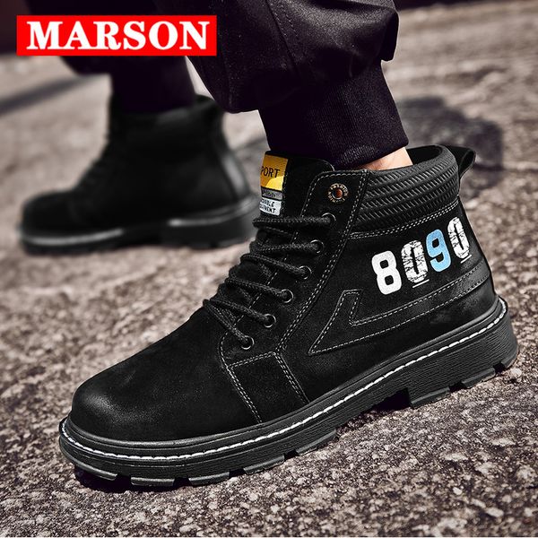 marson men's casual boots hiking ankle shoes with fur keep warm men hiking boots breathable outdoor footwear plus size, Black
marson men's casual boots hiking ankle shoes with fur keep warm men hiking boots breathable outdoor footwear plus size, Black