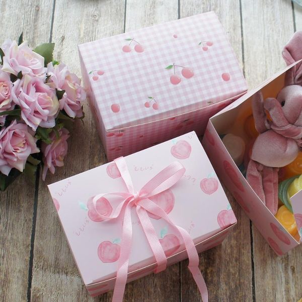 pink cherry peach design 10pcs 15*10*9 cm paper box candy cookie jar candle birthday wedding party diy gift packaging
pink cherry peach design 10pcs 15*10*9 cm paper box candy cookie jar candle birthday wedding party diy gift packaging