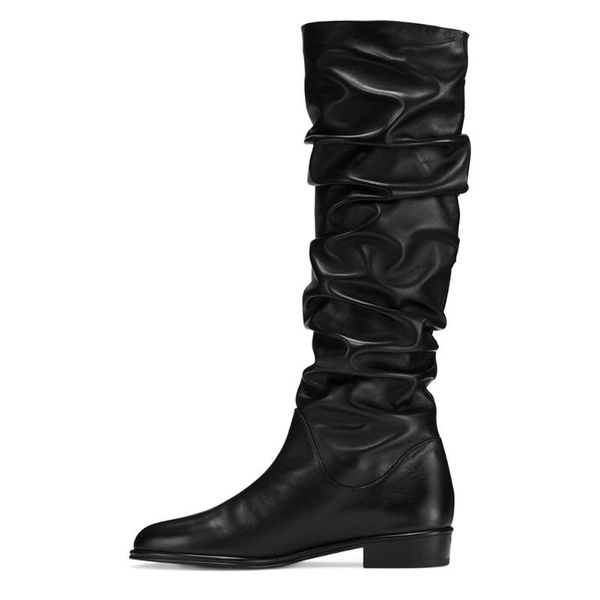 stunning2020 плоский черный pu bottom колено высокой моды морщин большой размер ботинок chengdu straight, Black
stunning2020 плоский черный pu bottom колено высокой моды морщин большой размер ботинок chengdu straight, Black