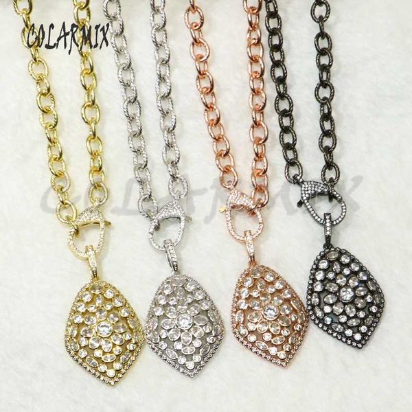 3 strands shield pendants necklace big zircon jewelry necklace fashion link chain fashion jewelry accessories 50526, Silver
3 strands shield pendants necklace big zircon jewelry necklace fashion link chain fashion jewelry accessories 50526, Silver