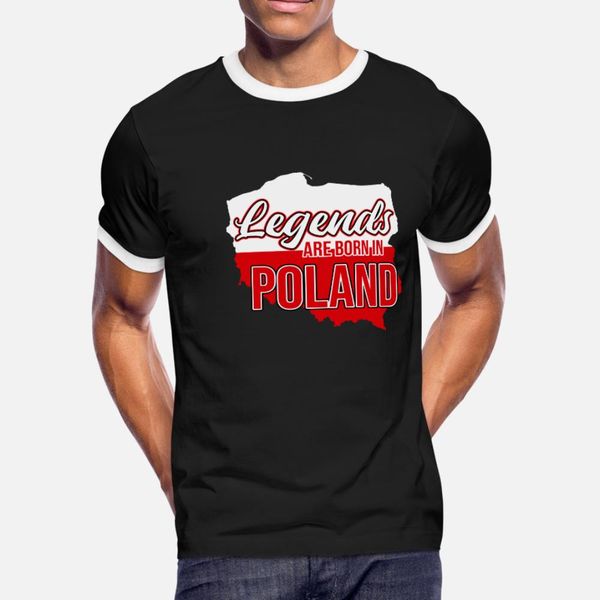 poland t shirt men character short sleeve s-xxxl formal famous breathable spring autumn original shirt