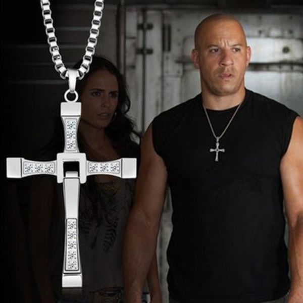 new necklaces & pendants fashion movie jewelry the fast and the furious toretto men classic cross pendant necklace, Silver
new necklaces & pendants fashion movie jewelry the fast and the furious toretto men classic cross pendant necklace, Silver