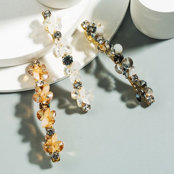 dvacaman champagne crystal long barrettes women girls party hairwear summer holiday stones beads hair clip pins wholesale gifts, Golden;silver
dvacaman champagne crystal long barrettes women girls party hairwear summer holiday stones beads hair clip pins wholesale gifts, Golden;silver