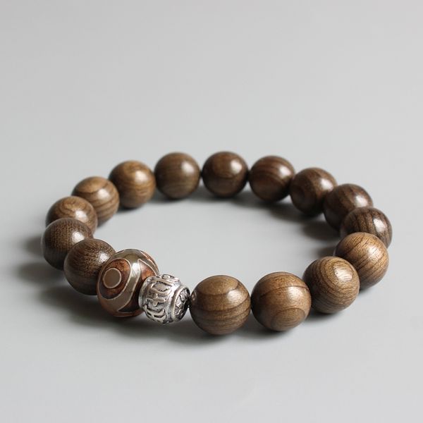 eastisan traditional tibetan buddhism wood bracelet men six words mantras om mani padme hum antiqued metal amulet beads bracelet, Black
eastisan traditional tibetan buddhism wood bracelet men six words mantras om mani padme hum antiqued metal amulet beads bracelet, Black