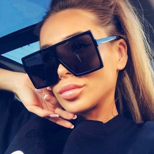 black square oversized sunglasses women big frame colorful sun glasses men mirror oculos gradient hip hop shades uv400, White;black
black square oversized sunglasses women big frame colorful sun glasses men mirror oculos gradient hip hop shades uv400, White;black