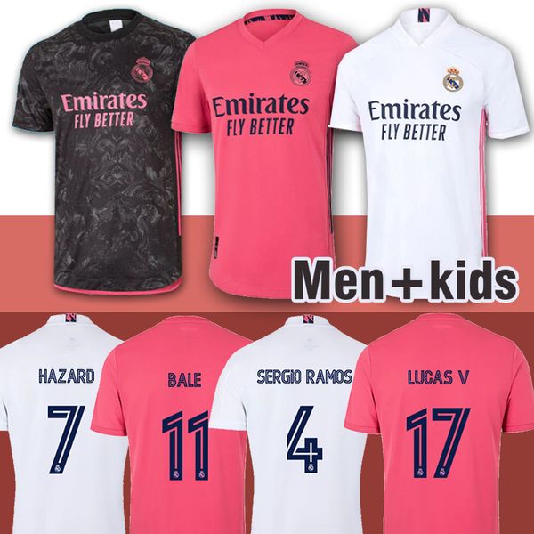 real madrid jerseys 20 21 soccer jersey hazard sergio ramos benzema vinicius modric camiseta football shirt uniforms men kids kit sets, Black;yellow
real madrid jerseys 20 21 soccer jersey hazard sergio ramos benzema vinicius modric camiseta football shirt uniforms men kids kit sets, Black;yellow