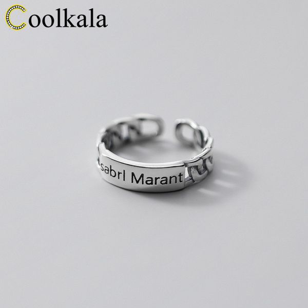 cluster rings coolkala female thai silver letter chain ring opening adjustable bracelet, Golden;silver
cluster rings coolkala female thai silver letter chain ring opening adjustable bracelet, Golden;silver