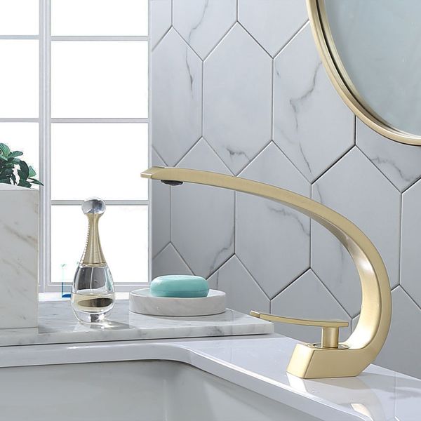 tuqiu basin faucet modern bathroom mixer tap brushed gold wash basin faucet single handle hole and cold waterfall fauce
tuqiu basin faucet modern bathroom mixer tap brushed gold wash basin faucet single handle hole and cold waterfall fauce
